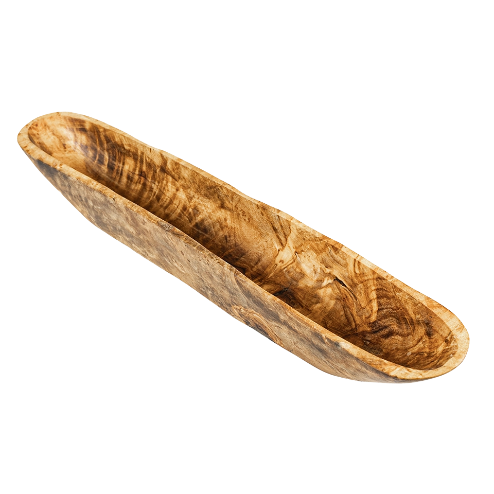 Olivenholzschale mit 25-28cm Länge